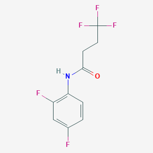 N-(2,4-difluorophenyl)-4,4,4-trifluorobutanamide