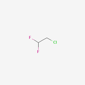 molecular formula C2H3ClF2 B1223693 2-Chloro-1,1-difluoroethane CAS No. 338-65-8