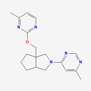 4-(3a-{[(4-Methylpyrimidin-2-yl)oxy]methyl}-octahydrocyclopenta[c]pyrrol-2-yl)-6-methylpyrimidine