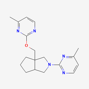 2-(3a-{[(4-Methylpyrimidin-2-yl)oxy]methyl}-octahydrocyclopenta[c]pyrrol-2-yl)-4-methylpyrimidine