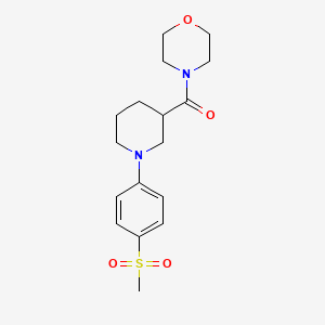 4-[1-(4-Methanesulfonylphenyl)piperidine-3-carbonyl]morpholine