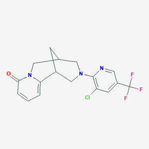 11-[3-Chloro-5-(trifluoromethyl)pyridin-2-yl]-7,11-diazatricyclo[7.3.1.0^{2,7}]trideca-2,4-dien-6-one