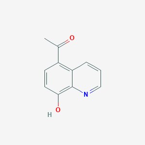 molecular formula C11H9NO2 B122370 1-(8-Hydroxyquinolin-5-yl)ethanone CAS No. 2598-31-4
