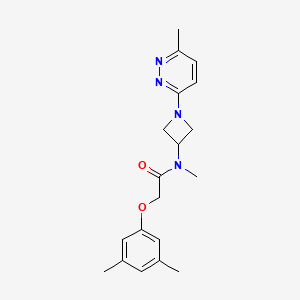 2-(3,5-dimethylphenoxy)-N-methyl-N-[1-(6-methylpyridazin-3-yl)azetidin-3-yl]acetamide