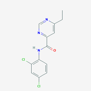 N-(2,4-dichlorophenyl)-6-ethylpyrimidine-4-carboxamide