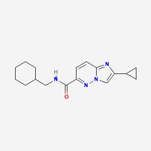 N-(cyclohexylmethyl)-2-cyclopropylimidazo[1,2-b]pyridazine-6-carboxamide