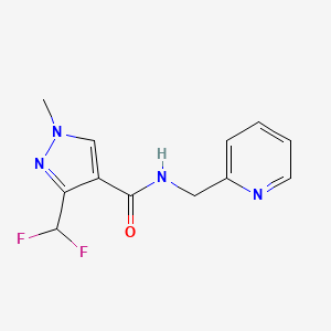 3-(difluoromethyl)-1-methyl-N-[(pyridin-2-yl)methyl]-1H-pyrazole-4-carboxamide