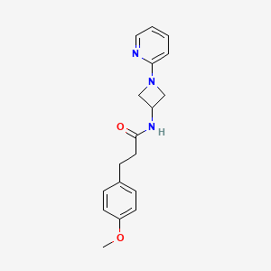 3-(4-methoxyphenyl)-N-[1-(pyridin-2-yl)azetidin-3-yl]propanamide