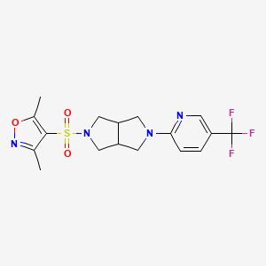 2-{5-[(3,5-Dimethyl-1,2-oxazol-4-yl)sulfonyl]-octahydropyrrolo[3,4-c]pyrrol-2-yl}-5-(trifluoromethyl)pyridine