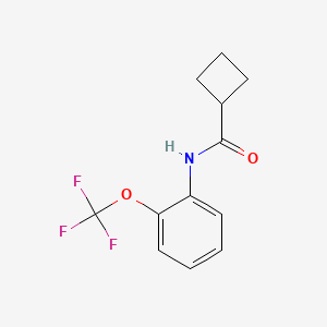 N-[2-(trifluoromethoxy)phenyl]cyclobutanecarboxamide