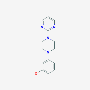 2-[4-(3-Methoxyphenyl)piperazin-1-yl]-5-methylpyrimidine