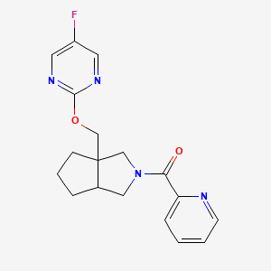 5-Fluoro-2-{[2-(pyridine-2-carbonyl)-octahydrocyclopenta[c]pyrrol-3a-yl]methoxy}pyrimidine