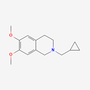 2-(Cyclopropylmethyl)-6,7-dimethoxy-1,2,3,4-tetrahydroisoquinoline