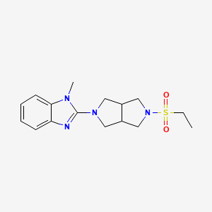 2-[5-(ethanesulfonyl)-octahydropyrrolo[3,4-c]pyrrol-2-yl]-1-methyl-1H-1,3-benzodiazole