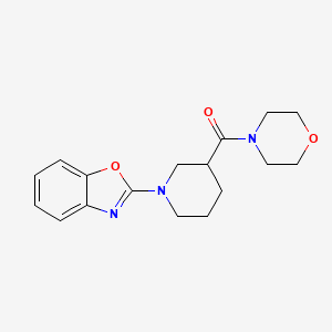 2-[3-(Morpholine-4-carbonyl)piperidin-1-yl]-1,3-benzoxazole