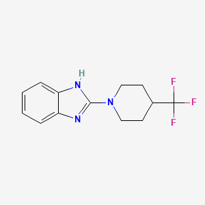 2-[4-(trifluoromethyl)piperidin-1-yl]-1H-1,3-benzodiazole