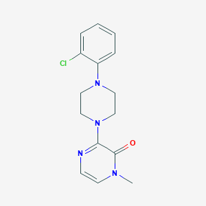 3-[4-(2-Chlorophenyl)piperazin-1-yl]-1-methyl-1,2-dihydropyrazin-2-one