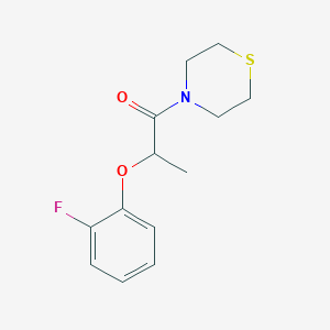 2-(2-Fluorophenoxy)-1-(thiomorpholin-4-yl)propan-1-one