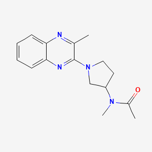 N-methyl-N-[1-(3-methylquinoxalin-2-yl)pyrrolidin-3-yl]acetamide