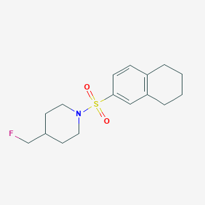 4-(Fluoromethyl)-1-(5,6,7,8-tetrahydronaphthalene-2-sulfonyl)piperidine