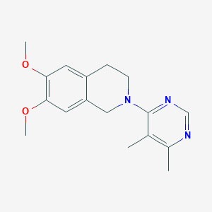 2-(5,6-Dimethylpyrimidin-4-yl)-6,7-dimethoxy-1,2,3,4-tetrahydroisoquinoline