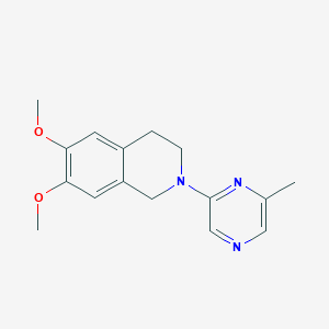 6,7-Dimethoxy-2-(6-methylpyrazin-2-yl)-1,2,3,4-tetrahydroisoquinoline