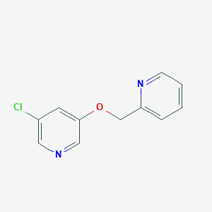 3-Chloro-5-[(pyridin-2-yl)methoxy]pyridine