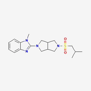 1-methyl-2-[5-(2-methylpropanesulfonyl)-octahydropyrrolo[3,4-c]pyrrol-2-yl]-1H-1,3-benzodiazole