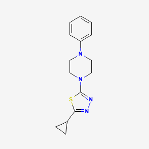 1-(5-Cyclopropyl-1,3,4-thiadiazol-2-yl)-4-phenylpiperazine