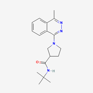 N-tert-butyl-1-(4-methylphthalazin-1-yl)pyrrolidine-3-carboxamide