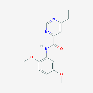 N-(2,5-dimethoxyphenyl)-6-ethylpyrimidine-4-carboxamide