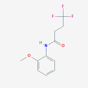 molecular formula C11H12F3NO2 B12237708 4,4,4-trifluoro-N-(2-methoxyphenyl)butanamide 