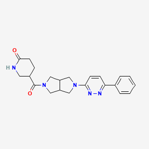 5-[5-(6-Phenylpyridazin-3-yl)-octahydropyrrolo[3,4-c]pyrrole-2-carbonyl]piperidin-2-one