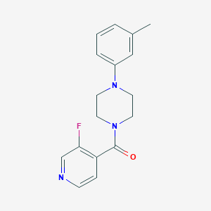 1-(3-Fluoropyridine-4-carbonyl)-4-(3-methylphenyl)piperazine