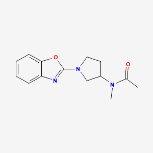 N-[1-(1,3-benzoxazol-2-yl)pyrrolidin-3-yl]-N-methylacetamide