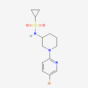 N-[1-(5-bromopyridin-2-yl)piperidin-3-yl]cyclopropanesulfonamide