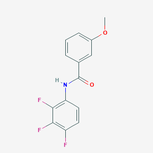 3-methoxy-N-(2,3,4-trifluorophenyl)benzamide