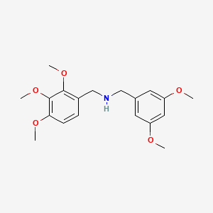 N-[(3,5-dimethoxyphenyl)methyl]-1-(2,3,4-trimethoxyphenyl)methanamine