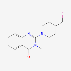 2-[4-(Fluoromethyl)piperidin-1-yl]-3-methyl-3,4-dihydroquinazolin-4-one