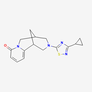 11-(3-Cyclopropyl-1,2,4-thiadiazol-5-yl)-7,11-diazatricyclo[7.3.1.0^{2,7}]trideca-2,4-dien-6-one