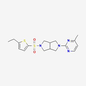 2-{5-[(5-Ethylthiophen-2-yl)sulfonyl]-octahydropyrrolo[3,4-c]pyrrol-2-yl}-4-methylpyrimidine