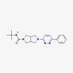 N-tert-butyl-5-(6-phenylpyridazin-3-yl)-octahydropyrrolo[3,4-c]pyrrole-2-carboxamide