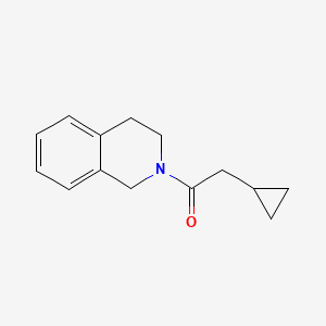 2-Cyclopropyl-1-(1,2,3,4-tetrahydroisoquinolin-2-yl)ethan-1-one