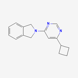 2-(6-cyclobutylpyrimidin-4-yl)-2,3-dihydro-1H-isoindole