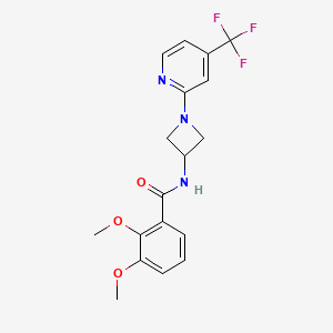 2,3-dimethoxy-N-{1-[4-(trifluoromethyl)pyridin-2-yl]azetidin-3-yl}benzamide