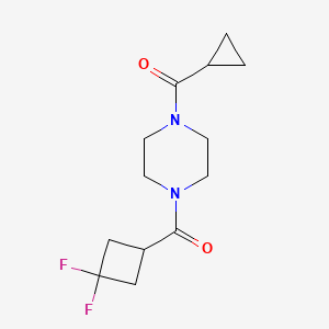 1-Cyclopropanecarbonyl-4-(3,3-difluorocyclobutanecarbonyl)piperazine