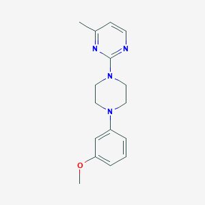 2-[4-(3-Methoxyphenyl)piperazin-1-yl]-4-methylpyrimidine