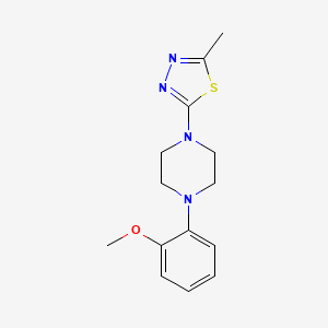 1-(2-Methoxyphenyl)-4-(5-methyl-1,3,4-thiadiazol-2-yl)piperazine