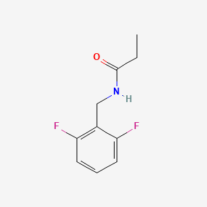 N-[(2,6-difluorophenyl)methyl]propanamide