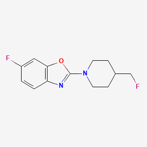 6-Fluoro-2-[4-(fluoromethyl)piperidin-1-yl]-1,3-benzoxazole